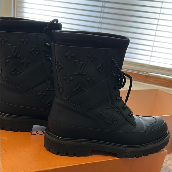 Louis Vuitton Black Monogram Boots - Picture 1 of 1